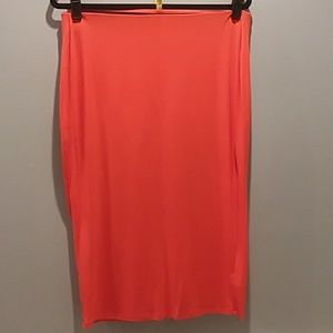 Red Pencil Skirt